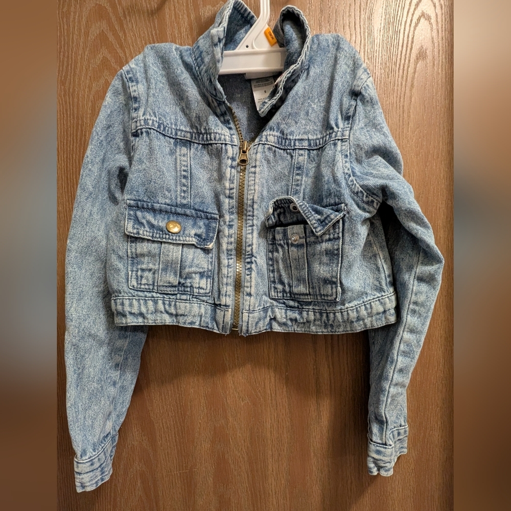 EUC Little Lass Light Blue Jean Jacket